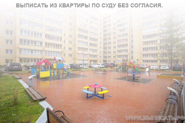 Выписать из квартиры по суду без согласия